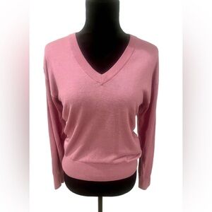 Scotch & Soda Soft Pink V-Neck Sweater- extra small